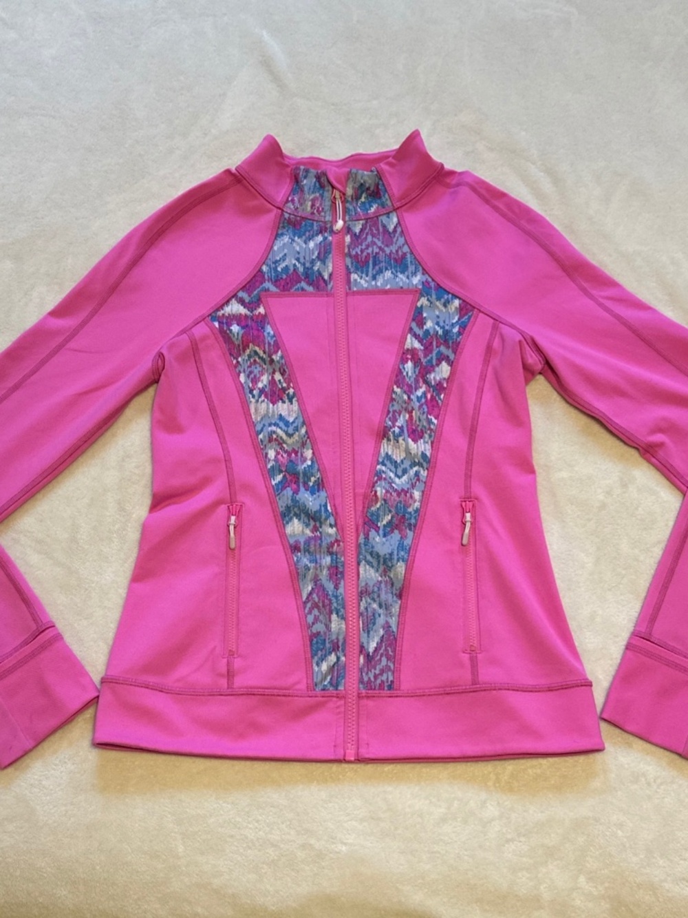 Ivivva by Lululemon Girls Size 14 Perfect Your Practice Align Jacket Pink Junior
